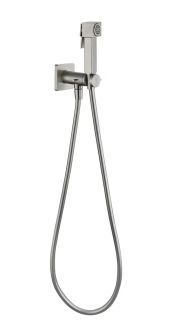 Смеситель Прогрессивный встраиваемый с гигиеническим душем Grocenberg GB005NK Никель